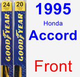 Front Wiper Blade Pack for 1995 Honda Accord - Premium