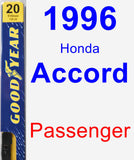 Passenger Wiper Blade for 1996 Honda Accord - Premium