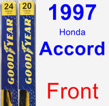 Front Wiper Blade Pack for 1997 Honda Accord - Premium