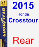Rear Wiper Blade for 2015 Honda Crosstour - Premium