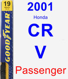 Passenger Wiper Blade for 2001 Honda CR-V - Premium