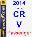 Passenger Wiper Blade for 2014 Honda CR-V - Premium