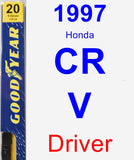 Driver Wiper Blade for 1997 Honda CR-V - Premium