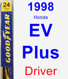 Driver Wiper Blade for 1998 Honda EV Plus - Premium