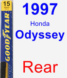 Rear Wiper Blade for 1997 Honda Odyssey - Premium