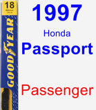 Passenger Wiper Blade for 1997 Honda Passport - Premium