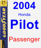 Passenger Wiper Blade for 2004 Honda Pilot - Premium