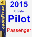 Passenger Wiper Blade for 2015 Honda Pilot - Premium