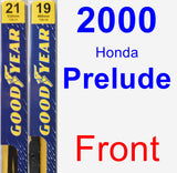 Front Wiper Blade Pack for 2000 Honda Prelude - Premium