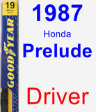 Driver Wiper Blade for 1987 Honda Prelude - Premium