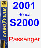 Passenger Wiper Blade for 2001 Honda S2000 - Premium