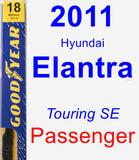 Passenger Wiper Blade for 2011 Hyundai Elantra - Premium