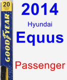 Passenger Wiper Blade for 2014 Hyundai Equus - Premium