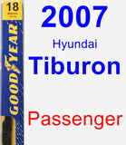 Passenger Wiper Blade for 2007 Hyundai Tiburon - Premium
