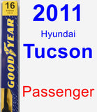 Passenger Wiper Blade for 2011 Hyundai Tucson - Premium