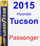 Passenger Wiper Blade for 2015 Hyundai Tucson - Premium