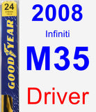 Driver Wiper Blade for 2008 Infiniti M35 - Premium