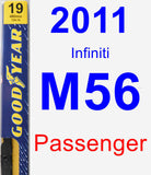 Passenger Wiper Blade for 2011 Infiniti M56 - Premium