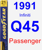 Passenger Wiper Blade for 1991 Infiniti Q45 - Premium