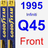 Front Wiper Blade Pack for 1995 Infiniti Q45 - Premium