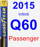 Passenger Wiper Blade for 2015 Infiniti Q60 - Premium