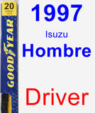 Driver Wiper Blade for 1997 Isuzu Hombre - Premium