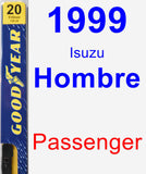 Passenger Wiper Blade for 1999 Isuzu Hombre - Premium