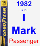 Passenger Wiper Blade for 1982 Isuzu I-Mark - Premium