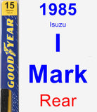 Rear Wiper Blade for 1985 Isuzu I-Mark - Premium