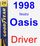 Driver Wiper Blade for 1998 Isuzu Oasis - Premium