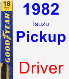 Driver Wiper Blade for 1982 Isuzu Pickup - Premium