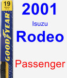 Passenger Wiper Blade for 2001 Isuzu Rodeo - Premium