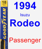 Passenger Wiper Blade for 1994 Isuzu Rodeo - Premium