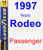 Passenger Wiper Blade for 1997 Isuzu Rodeo - Premium