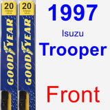 Front Wiper Blade Pack for 1997 Isuzu Trooper - Premium