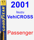 Passenger Wiper Blade for 2001 Isuzu VehiCROSS - Premium