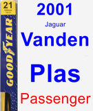 Passenger Wiper Blade for 2001 Jaguar Vanden Plas - Premium