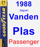 Passenger Wiper Blade for 1988 Jaguar Vanden Plas - Premium