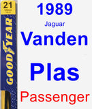 Passenger Wiper Blade for 1989 Jaguar Vanden Plas - Premium