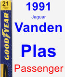 Passenger Wiper Blade for 1991 Jaguar Vanden Plas - Premium