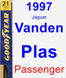 Passenger Wiper Blade for 1997 Jaguar Vanden Plas - Premium