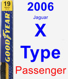 Passenger Wiper Blade for 2006 Jaguar X-Type - Premium
