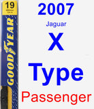 Passenger Wiper Blade for 2007 Jaguar X-Type - Premium