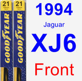 Front Wiper Blade Pack for 1994 Jaguar XJ6 - Premium