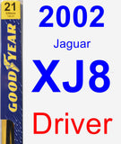 Driver Wiper Blade for 2002 Jaguar XJ8 - Premium