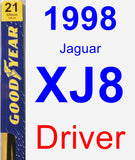 Driver Wiper Blade for 1998 Jaguar XJ8 - Premium