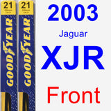 Front Wiper Blade Pack for 2003 Jaguar XJR - Premium