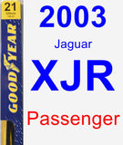 Passenger Wiper Blade for 2003 Jaguar XJR - Premium