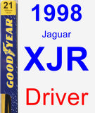 Driver Wiper Blade for 1998 Jaguar XJR - Premium