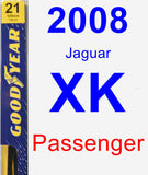 Passenger Wiper Blade for 2008 Jaguar XK - Premium